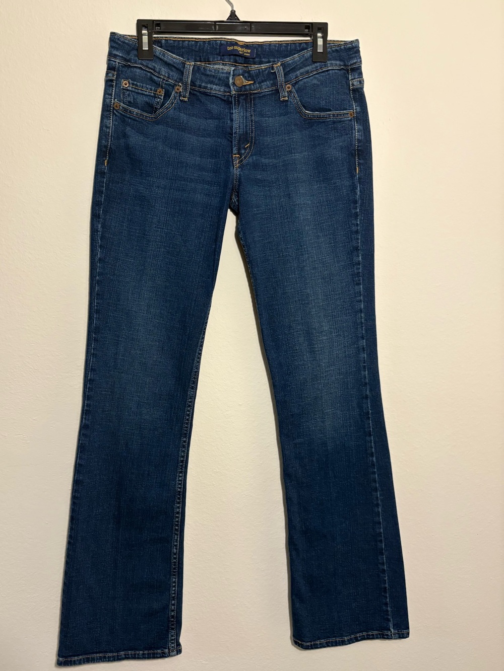 Y2K Levi’s 524 Too Superlow Jeans Size 11 Long Dark Wash